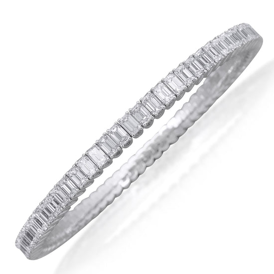 Picchiotti Xpandable™ 11.85CT Emerald Cut Diamond Tennis Bracelet
