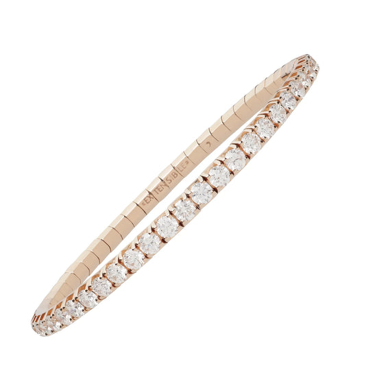 7.30CT Diamond Stretch Tennis Bracelet