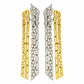 Etho Maria Diamond Reflexion Two Tone Dangling Earrings