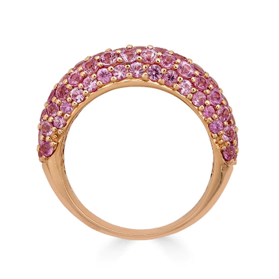 Piranesi Small Dome Ring in Pink Sapphire