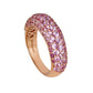 Piranesi Small Dome Ring in Pink Sapphire