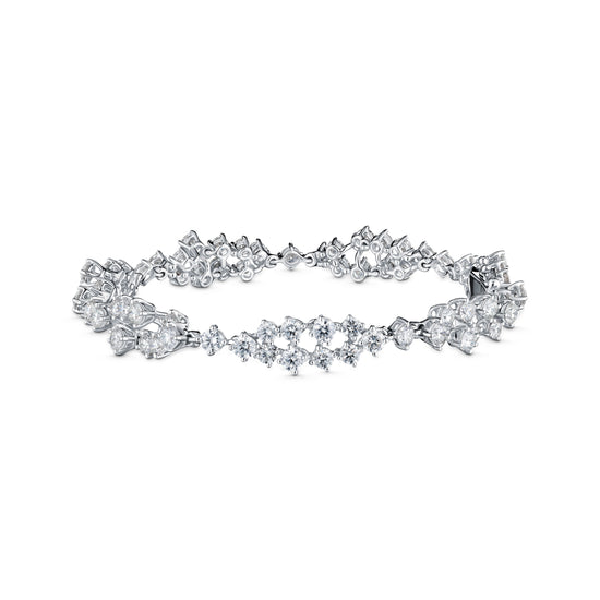 7.28CT Diamond Spiral Bracelet