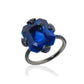 Bayco Sapphire and Black Gold Ring