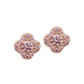 J Fine Floral Azalea Stud Earrings