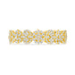 White Diamond and Yellow Gold Bracelet