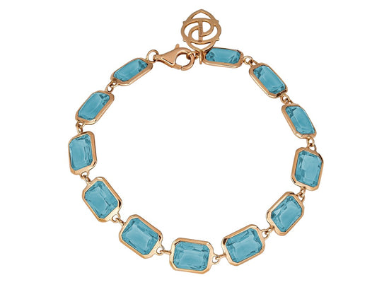 Piranesi Blue Topaz Pietra Bracelet