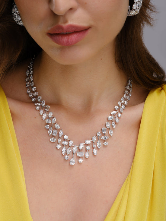 Etho Maria Multi-Cut Diamond Necklace