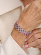 4 Row Ruby and Diamond Bracelet
