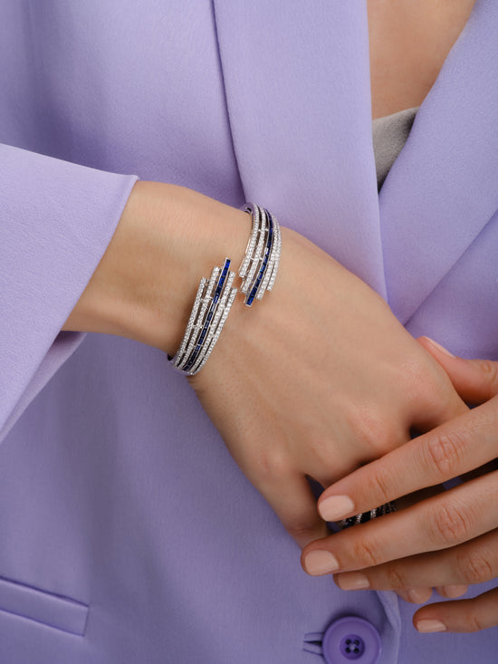 Sapphire and Diamond Bracelet