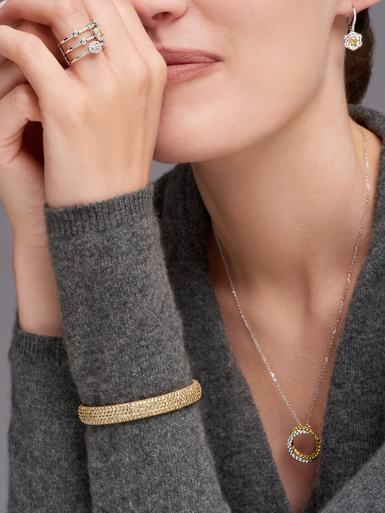 Fancy Diamond Bangle