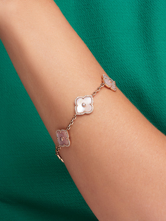 J Fine Krypell Les Fleurs Design Bracelet