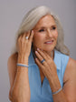 Roberto Demeglio Giotto 8 Blue Sapphire and Diamond Stretch Bracelet
