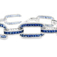 Blue Sapphire Chain Bracelet