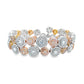 Pink and White Diamond Bracelet in White and Rose Gold