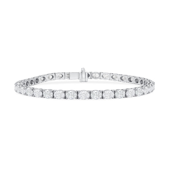 Oval Cut Diamond Tennis Bracelet