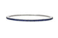2.54CT Blue Sapphire Stretch Tennis Bracelet