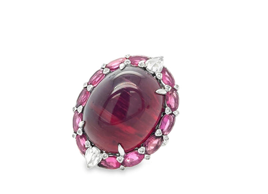 Cats Eye Tourmaline Ring