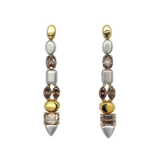 Etho Maria Brown Diamond Noble Earrings