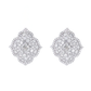 Piranesi Sculptural Diamond Flower Earrings