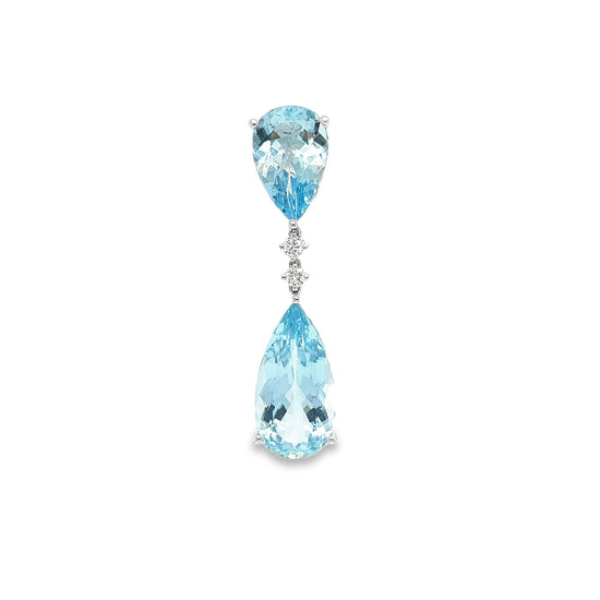 Aquamarine Drop Earrings