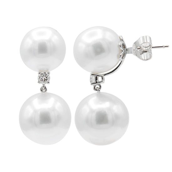 South Sea Pearl Drop Earrings