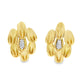 Layered Satin Gold Earrings