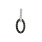 Black Diamond Circle Earring Add-On