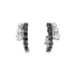 Abbracci Black and White Diamond Wrap Earrings