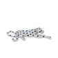 Sapphire Jaguar Brooch