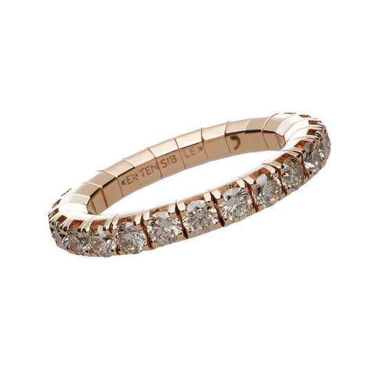 Champagne Diamond Stretch Ring