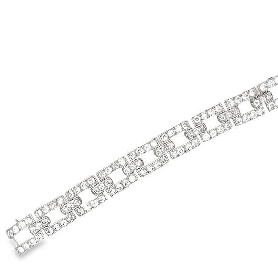 French Pave Link Bracelet
