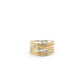 Annamaria Cammilli Six Layer Five Diamond Dune Ring