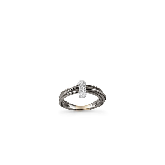 Annamaria Cammilli Diamond Layered Tie Chic Ring