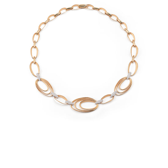 Annamaria Cammilli Linking Diamond Pavé Dune Chic Necklace