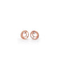 Annamaria Cammilli Dune Series Two Layer Two Diamond Stud Earrings