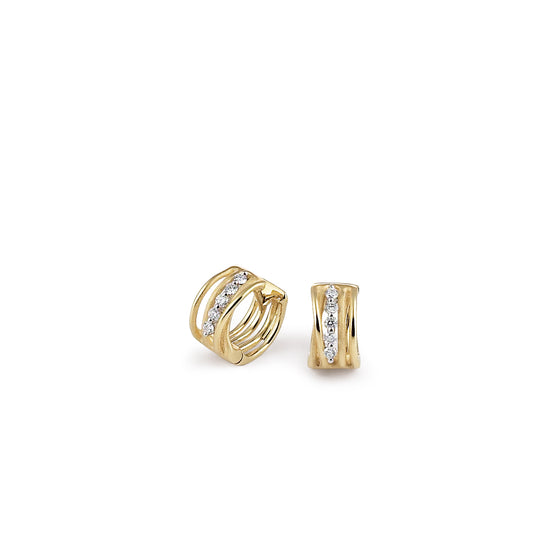 Annamaria Cammilli Four Layer Diamond Seta Earrings