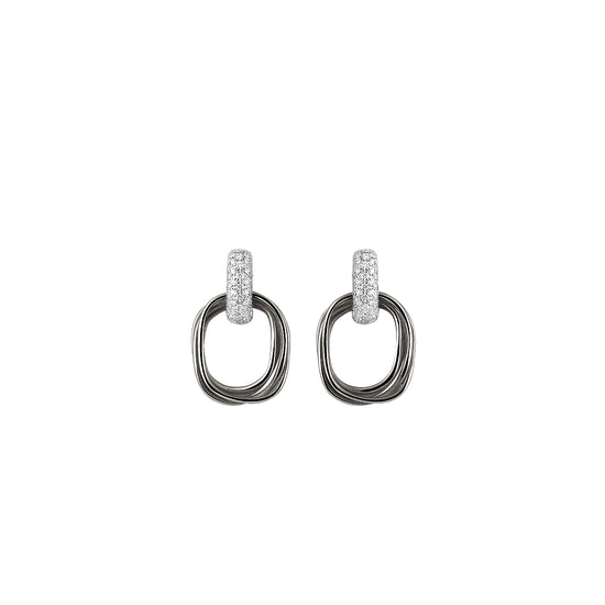 Annamaria Cammilli Diamond Tie Chic Earrings