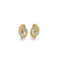 Annamaria Cammilli Four Layer Three Diamond Dune Precious Earrings