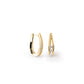 Annamaria Cammilli Two Diamond Huggie Dune Earrings