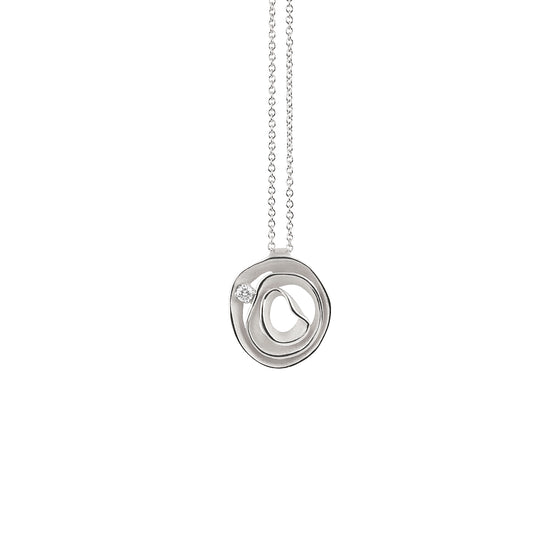 Annamaria Cammilli Round Three Layer Diamond Dune Pendant