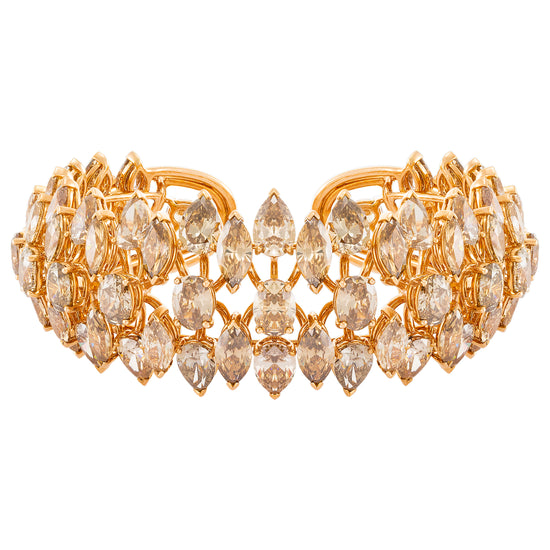 Etho Maria Multi-Cut Brown Diamond Bracelet