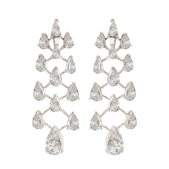 Etho Maria Diamond Raindrop Earrings