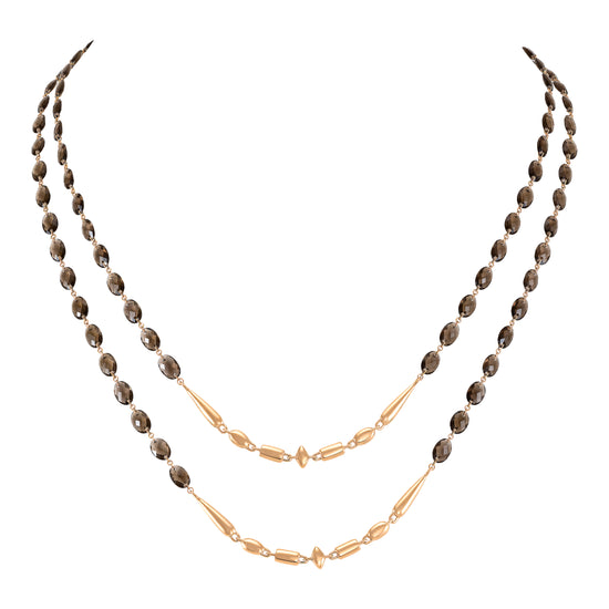 Ethos Maria Smoky Quartz Necklace