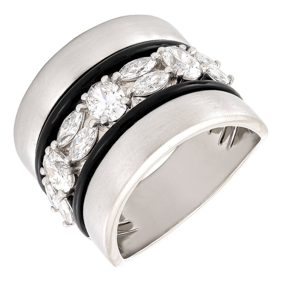 Etho Maria Oval and Marquise Diamond Ring