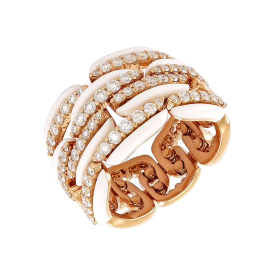 Etho Maria Lop Rose Gold Ring