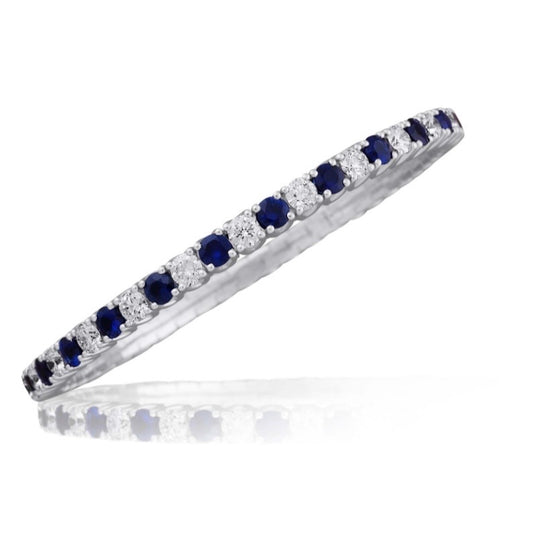 Picchiotti Xpandable™ Alternating Diamond and Sapphire Bracelet