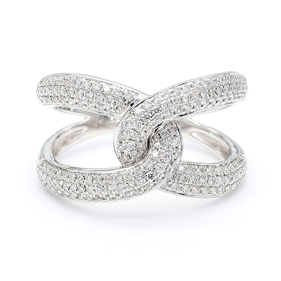 0.61CT Diamond Infinity Knot Ring