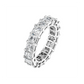 Asscher Natural Diamond Eternity Ring