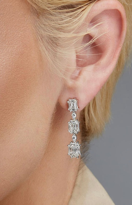 Puzzle Diamond Earrings