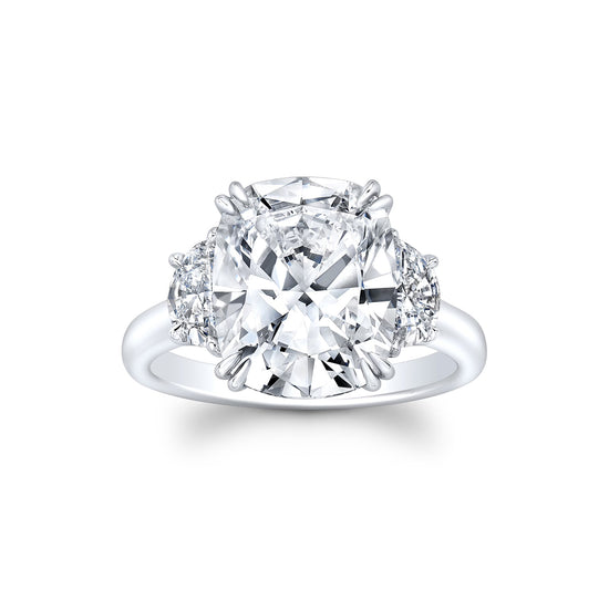 5.13CT Cushion Cut Diamond Ring